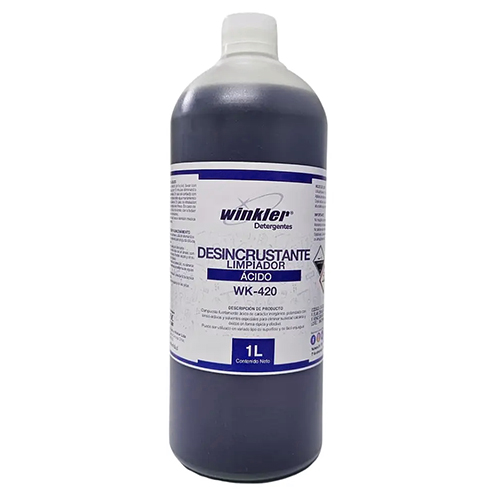 [LIQDESINCRUS005] Desincrustante ácido 1 litro WINKLER WK-420