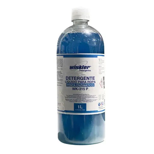 [LIQDETLIQ010] Detergente líquido enzimático para ropa 1 litro WINKLER WK-315 Plus