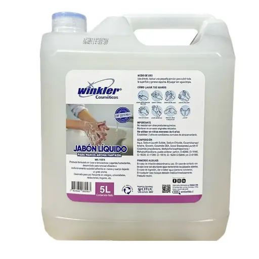 Jabón líquido para manos 5 litros WINKLER WK-115