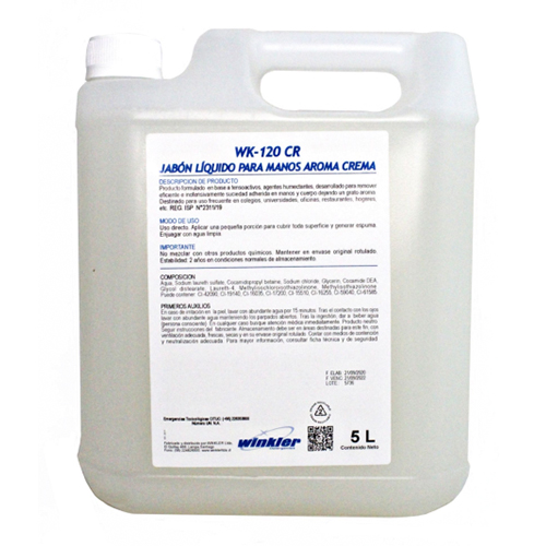 Jabón líquido para manos 5 litros WINKLER WK-115