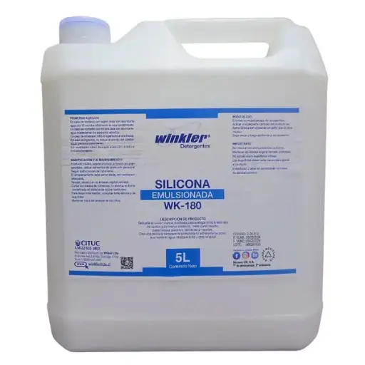 [LIQSILOCON010] Silicona emulsionada 5 litros WINKLER WK-180