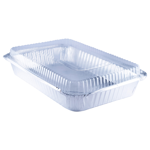 [ENVATAB20005] Tapa plástica OPS contenedor de aluminio C20 DEANDESPAC embalaje 500 uds.