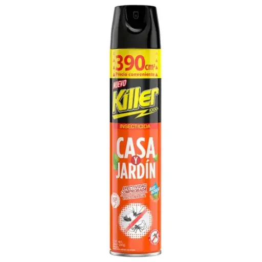 [AEROSOL035] Insecticida Killer casa y jardín en aerosol 390 cc