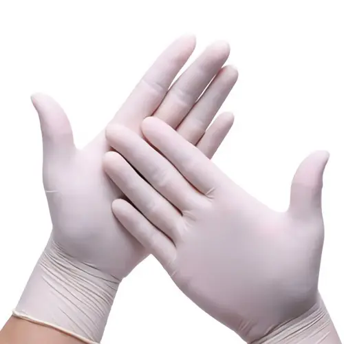 [GUALATBLA005] Guante de examinación látex blanco con polvo talla S pack 100 uds. CleanCarrier