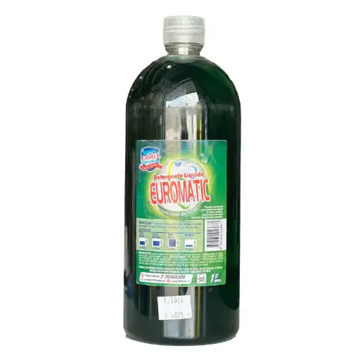 [LLABRDETEU1] Detergente líquido ropa EUROMATIC 1 litro 