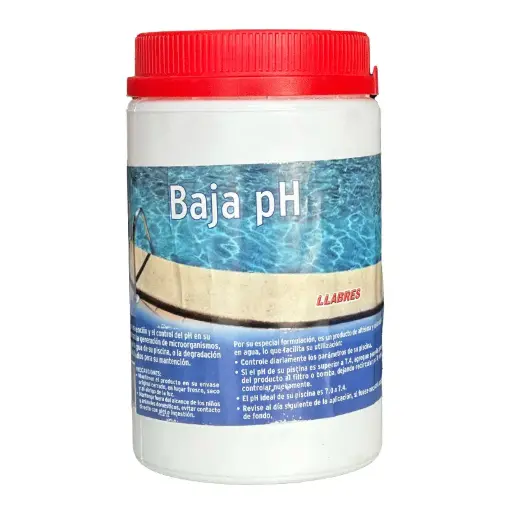 [LLABRBPH] Baja pH piscinas 1 kilo LLABRÉS 
