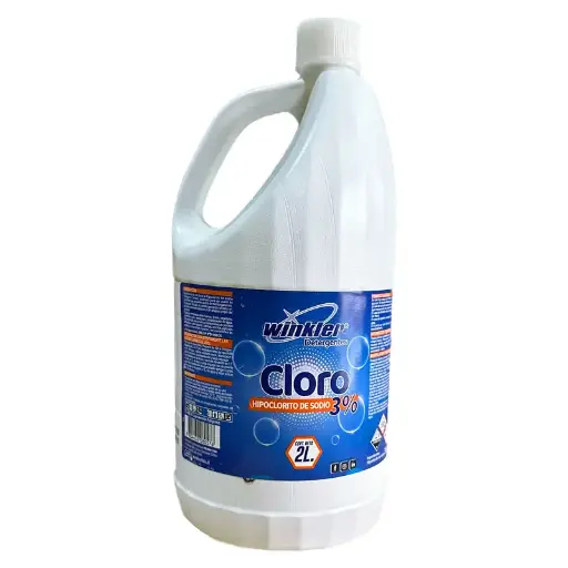 [LIQCLOHIP030] Cloro hipoclorito de sodio al 3% 2 litros WINKLER WK-CL3
