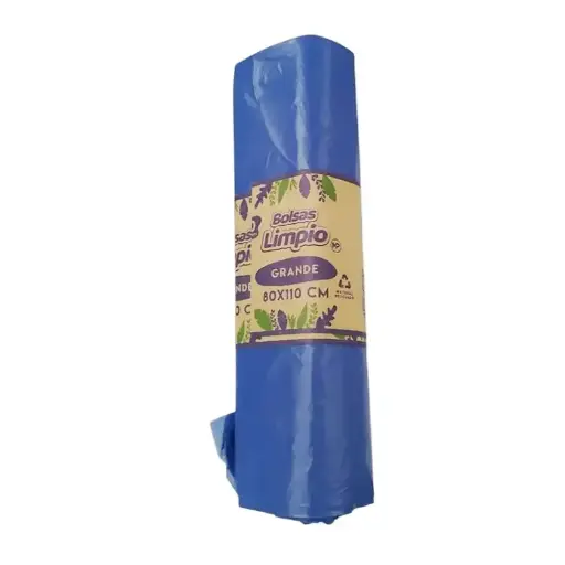 [BOLBASAZU015] Bolsa de basura azul 80x110 cm pack 10 uds. 