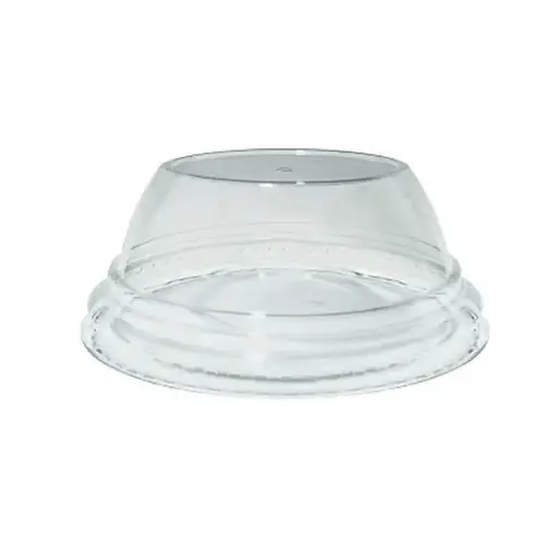 [ENVTAPLAN016] Tapa de plástico plana 12 - 16 oz perforada cruz 1000 uds. 95 mm BVPACK 