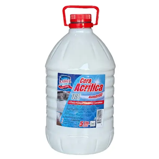 Cera acrílica autobrillo al 18% 5 litros LLABRÉS