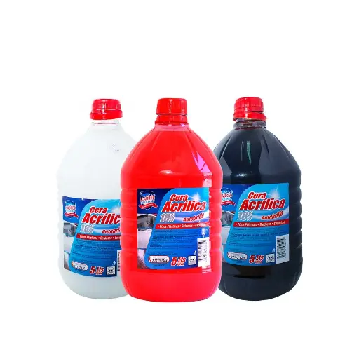 Cera acrílica autobrillo al 18% 5 litros LLABRÉS