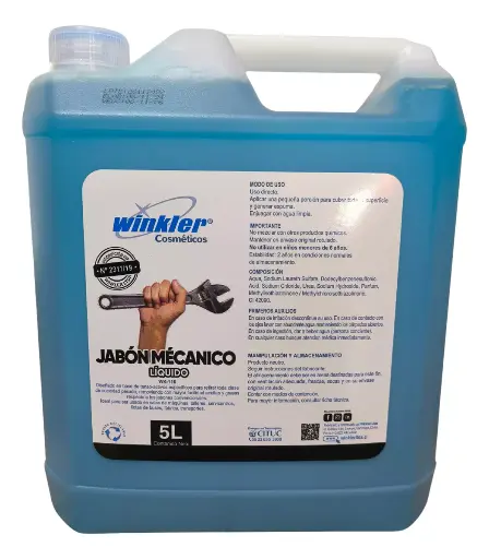 [LIQJABJAB007] Jabón mecánico líquido para manos 5 litros WINKLER WK-116