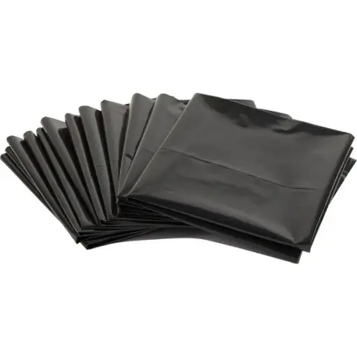 [BOLBASNEG016] Bolsa de basura negra Plana 80x110 cm pack 10 uds. 