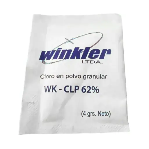 [LIQCLOHIP040] Cloro en polvo granular WK-CL 62% embalaje 6x250 un WINKLER