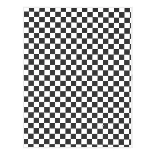 [ENVPAPANT030] Resma de papel antigrasa cuadriculado blanco y negro 28x34 cm 500 uds. 