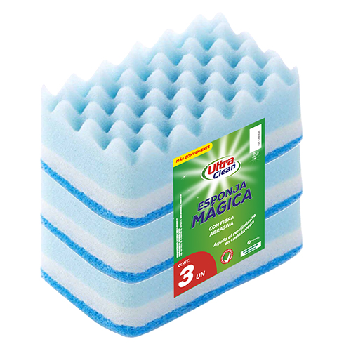 [ARTESAVAR361] Esponja mágica EMBALAJE 40x3 uds. ULTRA CLEAN 