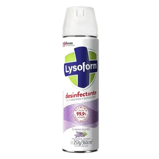 [AEROSOL050] Desinfectante en aerosol LYSOFORM 360 cc Lavanda