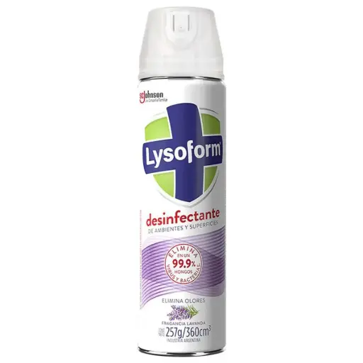 [AEROSOL050] Desinfectante en aerosol Lysoform 285cc Lavanda