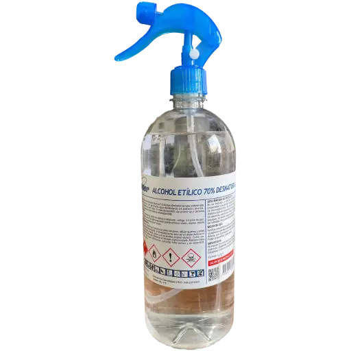 [LIQALCALC011] Alcohol etilico desnaturalizado al 70% con gatillo 1 litro WINKLER 