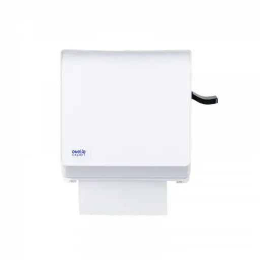 [DI70067] Dispensador de toalla de papel Ovella palanca blanco PLUS