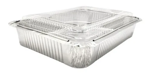 [ENVALU40C020] Contenedor de aluminio C40 con tapa Domo pack 20 uds.