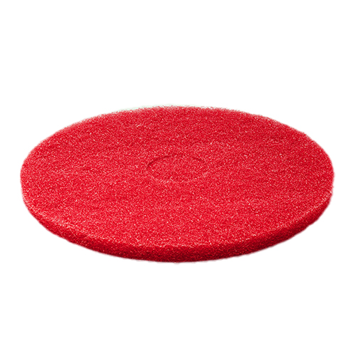 [ARTASEVAR240] Disco Pad de limpieza de pisos Fibratesco 17'' color rojo