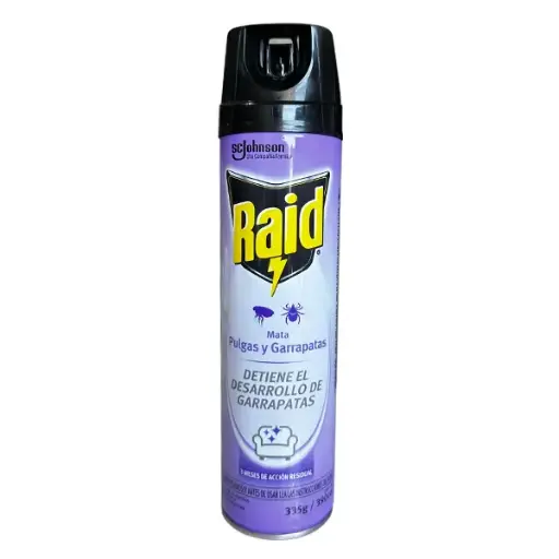 [AEROSOL065] Insecticida aerosol 390 cc mata pulgas y garrapatas RAID